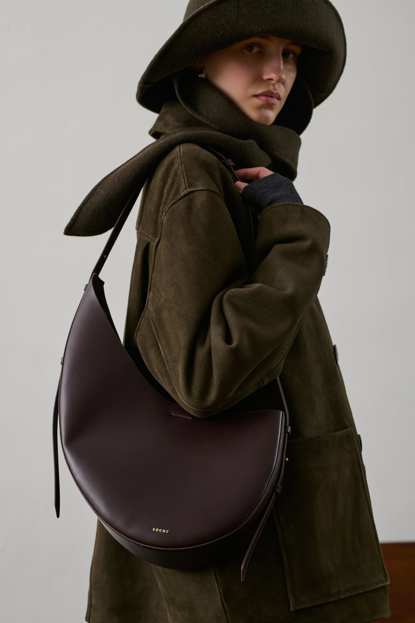 Sac Winona - Bordeaux Foncé - Cuir - Femme