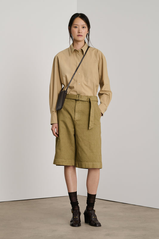 Bermuda Ethan - Beige - Coton - Femme