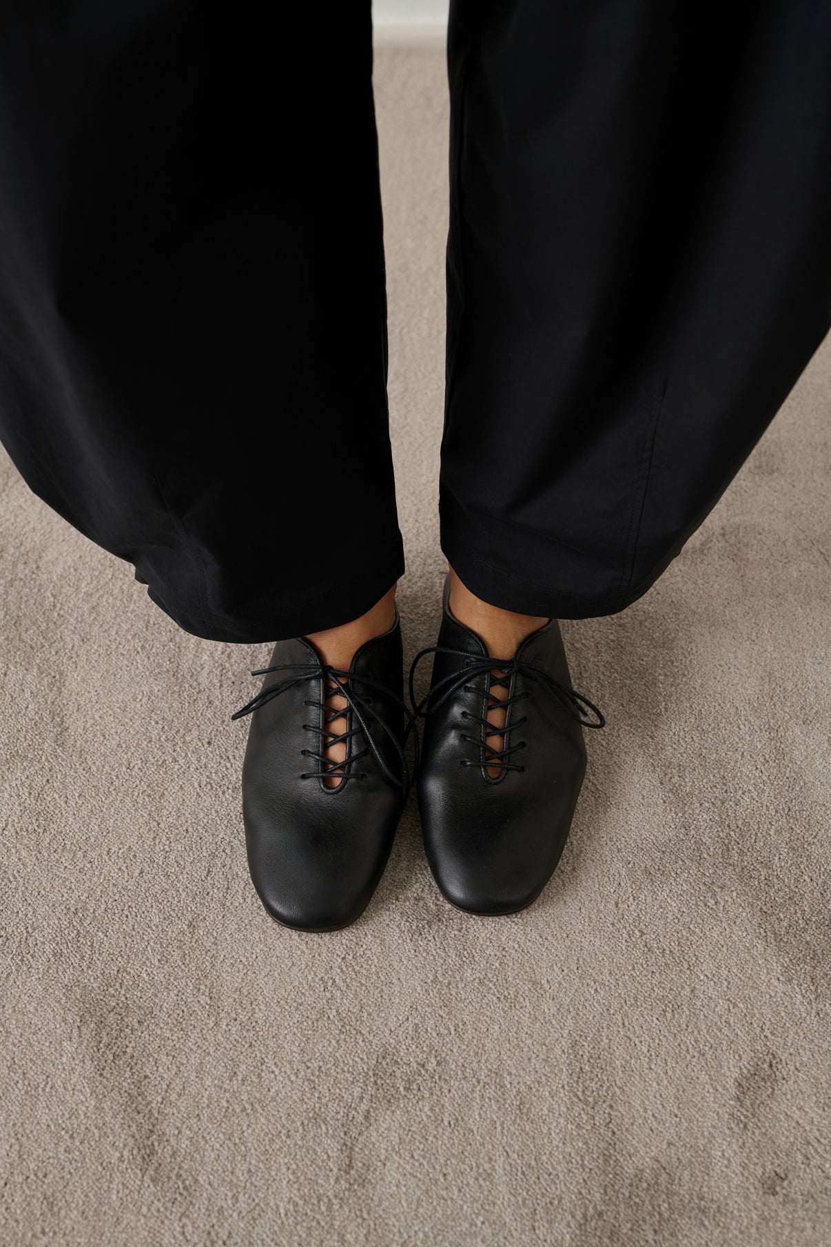 Ballerines Orso - Noir - Cuir - Femme vue 2