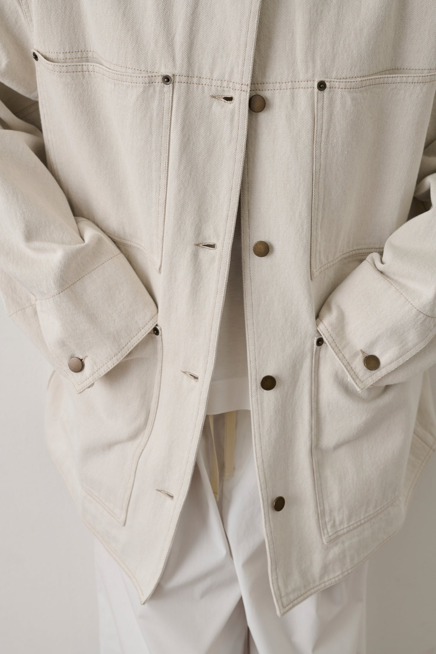Veste Hija - Blanc Grès - Coton - Femme