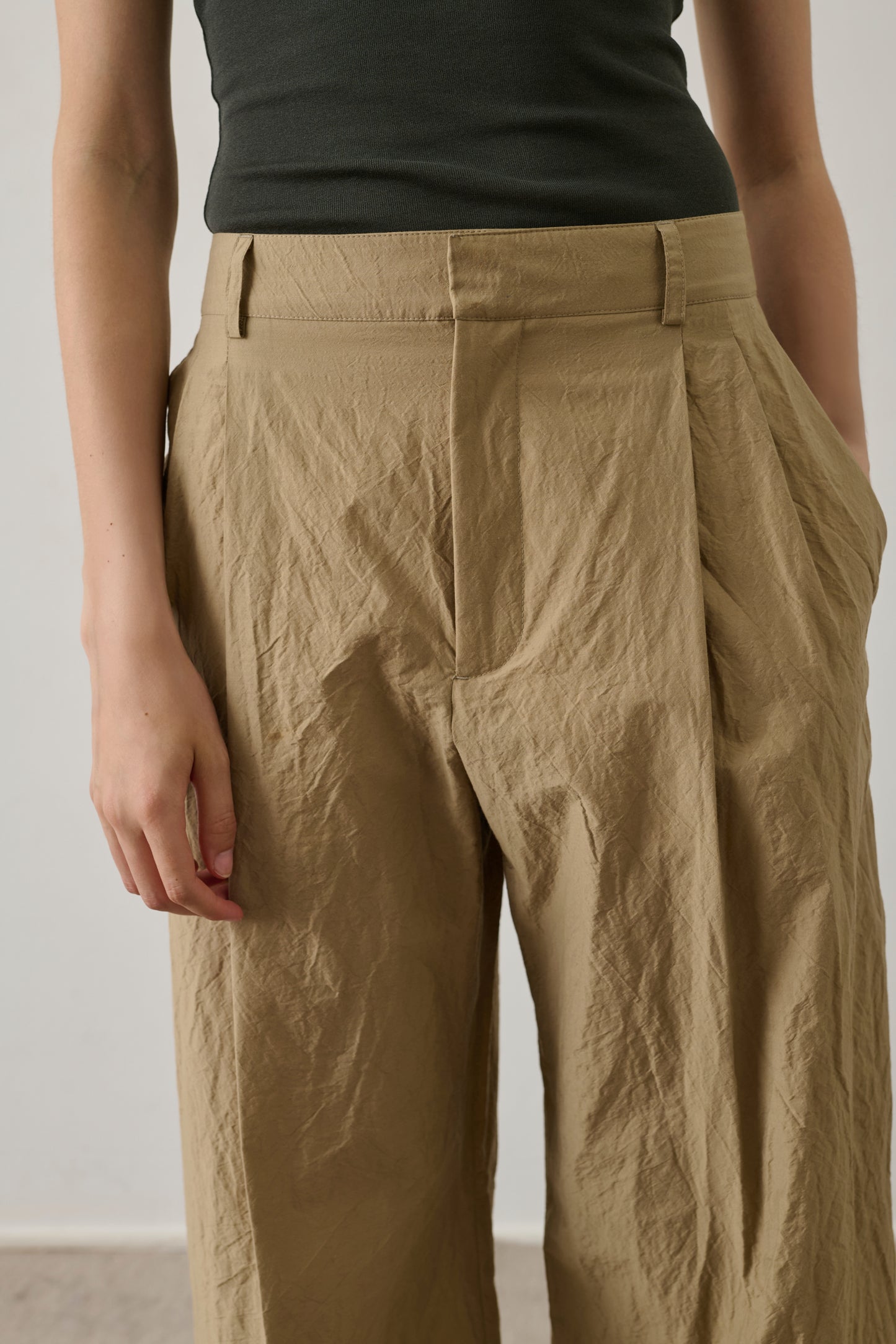 Pantalon Watson - Sable - Coton - Femme