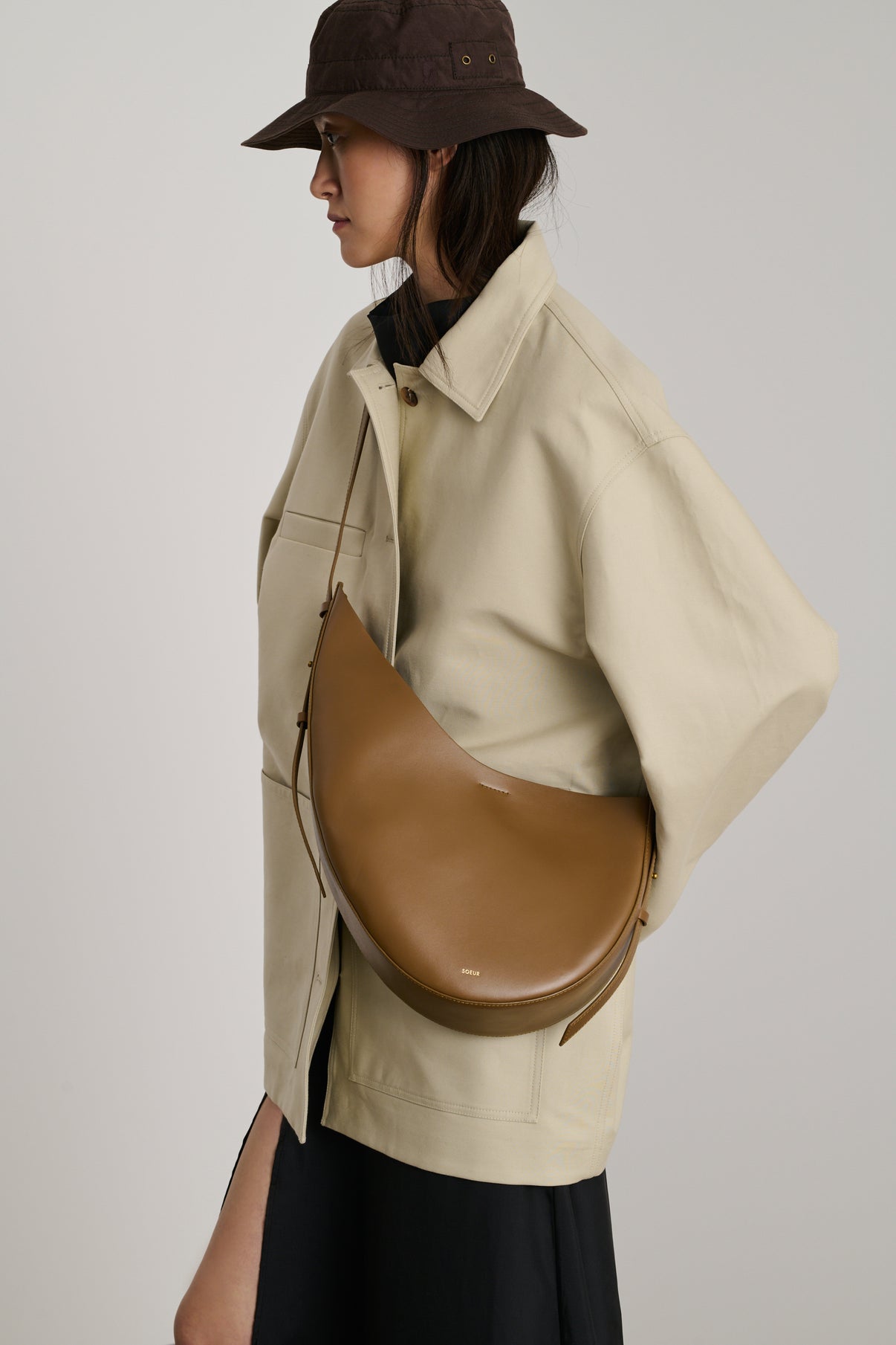 Sac Winona - Tabac - Cuir - Femme vue 3