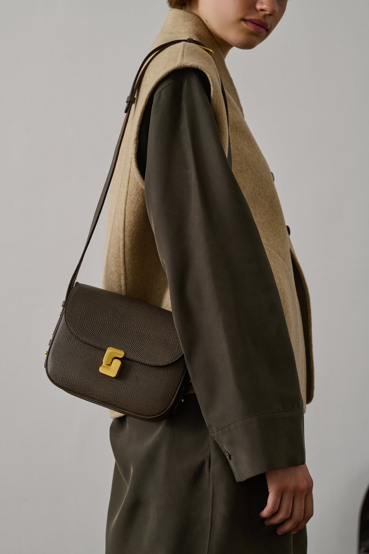 Blouson Adeline - Beige Chiné - Laine - Femme